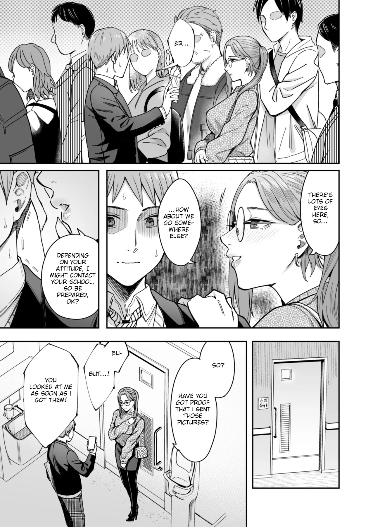 Hentai Manga Comic-A Story About How I Got Sent Lewd Selfies From A Woman I Didn't Know-Read-9